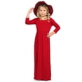 thumbnail image 3 of Robe Longue Décontractée à Fleurs pour Filles à Manches Longues avec Poches, Robes de Vacances, Robe Longue à Manches Longues pour Filles Longueur au Sol, 3 of 5