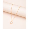 thumbnail image 1 of Collier en Goutte de Naissance Clair d'Avril Goldtone, 1 of 1