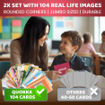 thumbnail image 3 of Quokka Flash Cards for Kids – Flashcards for Preschool Learning – 104 Food Flash Cards for Toddlers, 3 of 5