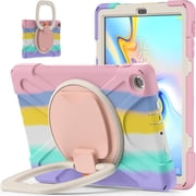 360 Rotating Stand Case For Samsung Galaxy Tab A 10.1'' 2019 SM-T510 SM-T515 Armor Protective Tablet Cover Model For T510 T515 J With Shoulder Strap