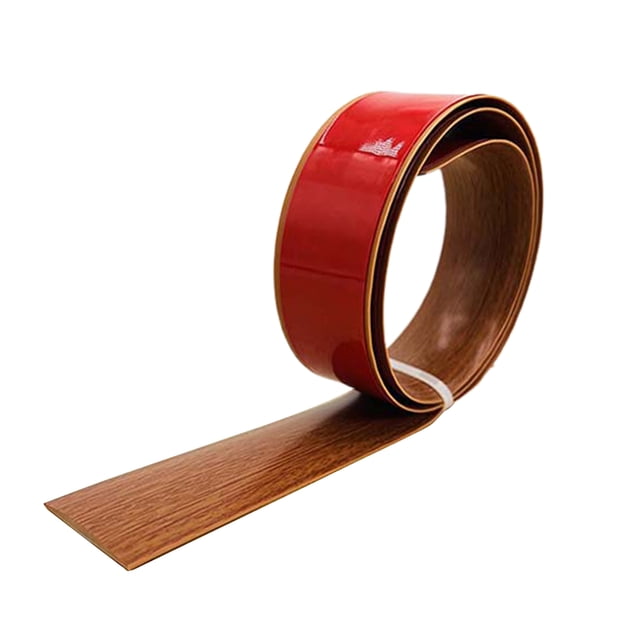 Visland Door Seal Strip Self-Adhesive Floor Transition Strip Simple Installation Easy Cut PVC Edge Guard Seamless Floor Corner Cover