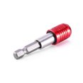 thumbnail image 2 of 1/4 Pouce Hexagonal Visseuse Support de Bit en Acier Inoxydable Visseuse Bit Rallonge Adaptateur Manchon Rouge 60mm 1pc, 2 of 8