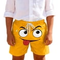 thumbnail image 1 of Swim Trunks for Boys Toddler Solid Color Cute Print Breathable Shorts with Pocket 1Pc, 1 of 7