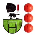 thumbnail image 1 of Wweixi Mini Panier de Basketball pour Trampoline pour Dunks de Basketball avec Ballons Extérieur Support 3 Pcs, 1 of 6