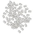 thumbnail image 4 of Milaget 100 Pieces Dreadlocks Beads Rings Dread Locks for Masquerade Women Men Party argent, 4 of 9