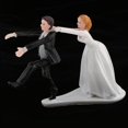 thumbnail image 3 of Figurine de Couple Marié en Résine Décoration de Table de Mariage 15x6x10.5cm, 3 of 8