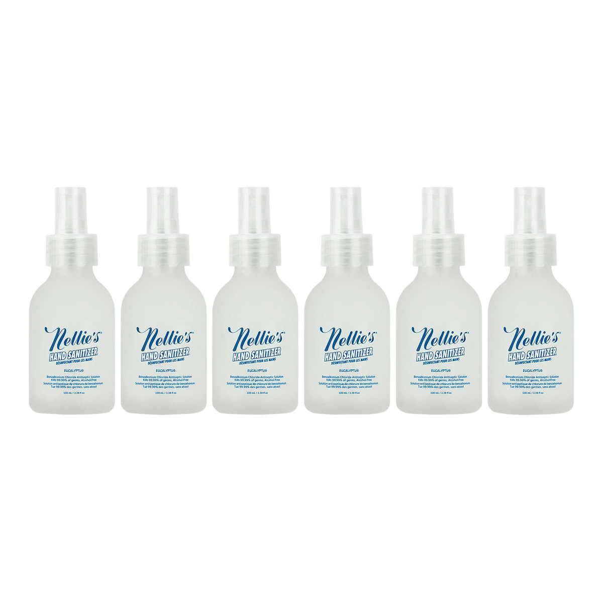 Nellie’s Hand Sanitizer Travel 6-pack