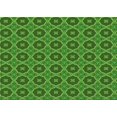 thumbnail image 1 of Ahgly Company Tapis d'Intérieur Lavables en Machine Rectangle Transitionnel Vert Pois, 6' x 9', 1 of 7