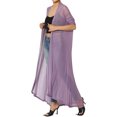 thumbnail image 1 of TheMogan Cardigan Long à Manches Longues en Maille pour Femmes Mi-Mollet Caftan Transparent, 1 of 6