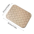thumbnail image 3 of 30 for 30,Cookie Baking Sheets 30 Grids Macaron Carbon Steel Molds Household Multi Function Baking Baking Tray Cookies Crispbread Biscuits Molds Non Stick Coating Easy to Clean, 3 of 9