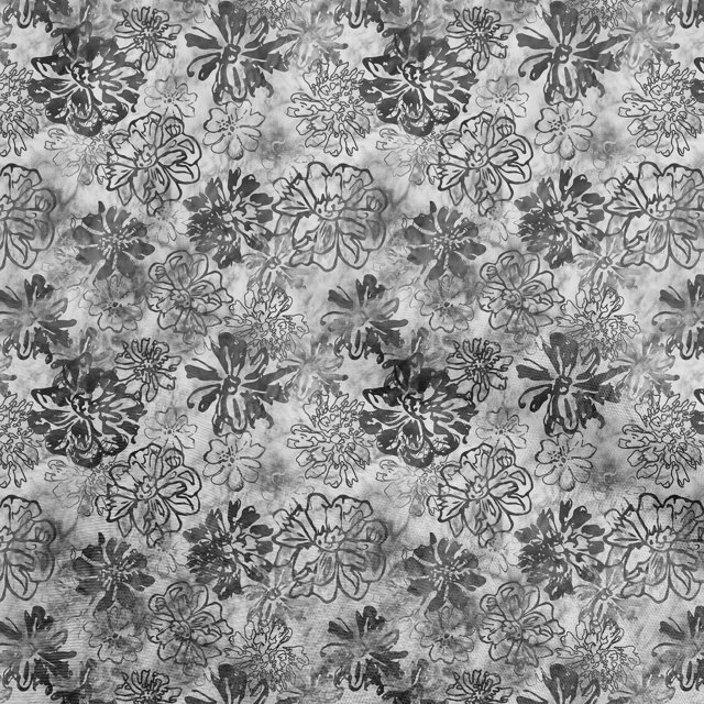 oneOone Polyester Spandex Gray Fabric Abstract Floral Craft Projects Decor Fabric Printed By The Yard 56 Inch Wide