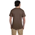 thumbnail image 4 of Hanes 5170 Comfortblend Ecosmart T-Shirt à Col Rond pour Hommes Taille 2X, Brun Chiné., 4 of 6