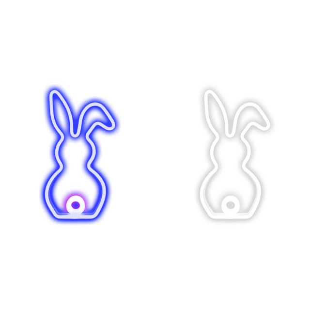 SUTENGDA 2pcs Easter Window Lights Easter Eggs Bunny Lights Decorations Battery Operated Easter Lights with Suction Cup Easter Decorations for Home Indoor Easter Party Decor