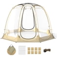 thumbnail image 1 of Gymax 9.5 x 9.5 FT Pop up Bubble Tent w/ Carrying Bag for Sports Events Camping, 1 of 10