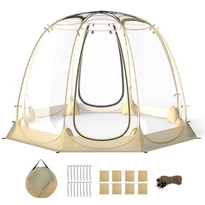 Gymax 9.5 x 9.5 FT Pop up Bubble Tent w/ Carrying Bag for Sports Events Camping