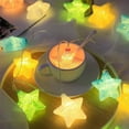 thumbnail image 4 of Battery Operated Star String Lights, Crackle Star Lights, Holiday Room Party Patio Decoration, Two Lighting Modes, Battery Powered Decor, 4 of 8