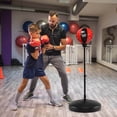thumbnail image 4 of Costway Kids Punching Bag Toy Set Adjustable Stand Boxing Glove Speed Ball w/ Pump New, 4 of 10