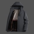 thumbnail image 1 of RXIRUCGD Manteau Veste Mode Ajusté à Capuche à Cordon avec Coutures pour Homme, Gris Foncé, Taille : 2TG, 1 of 7