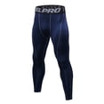 thumbnail image 1 of Mens Four Seasons Simple Exercise Tight Fitness Running Stretch Basketball Base Training Compression Pants Fitness Pants Pants, 1 of 1