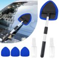 thumbnail image 3 of Visland Windshield Cleaning Tool Car Cleaning Brush Retractable Windshield Cleaning Wand Auto Window Cleaner Microfiber Cloth Car Wash Brush, 3 of 8