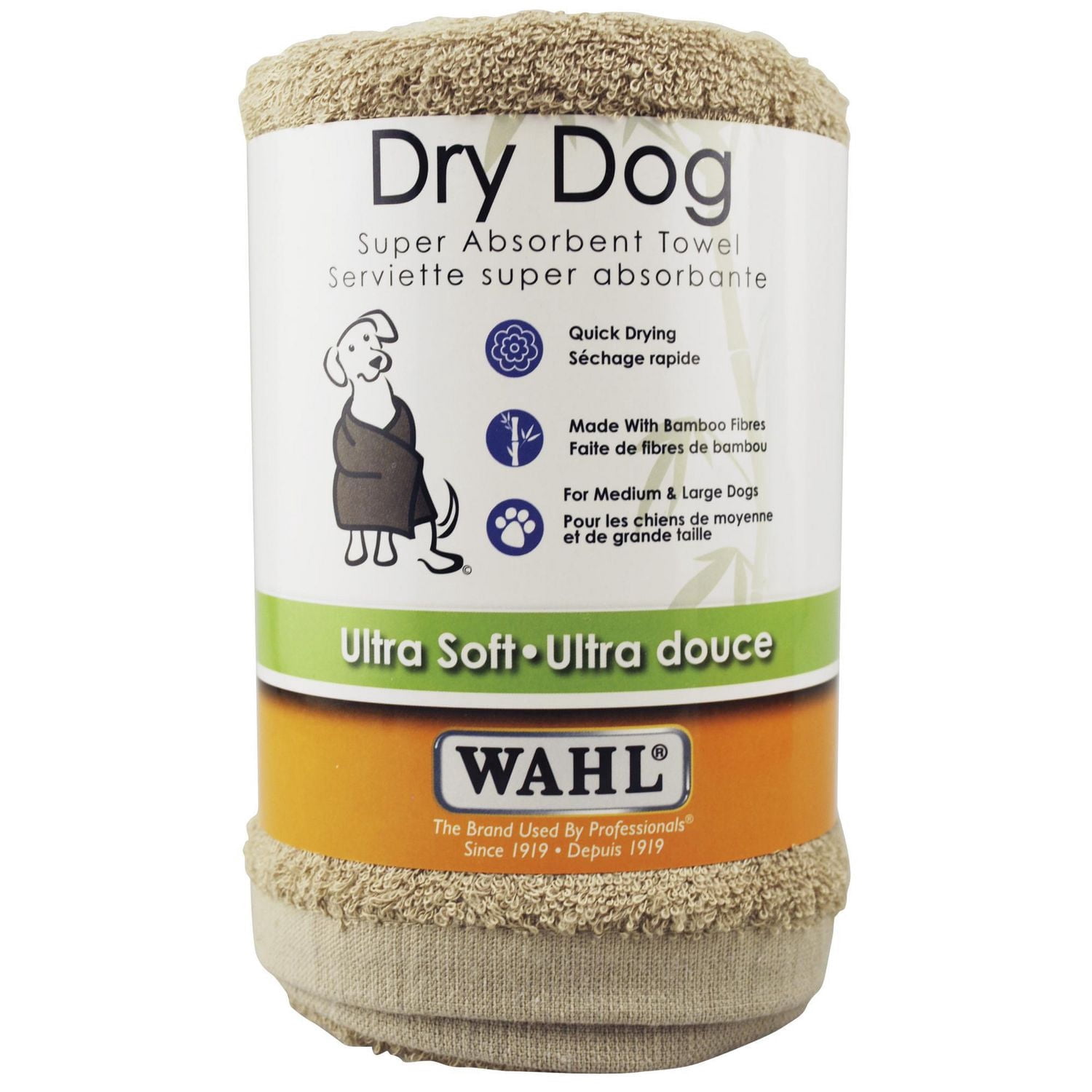 WAHL Ultra Douce Serviette pour les chiens de moyenne et de grande taille