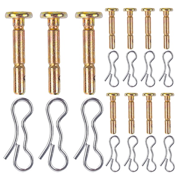 WHAMVOX 12 Set Snow Blower Cotter Pin Stainless Steel Replacement Parts Protects