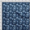 thumbnail image 4 of oneOone Cotton Silk Blue Fabric Abstract Sewing Craft Projects Fabric Prints By Yard 42 Inch Wide, 4 of 4