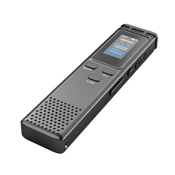 Digital Voice Recorder Voice Activated Audio Recording Noise Reduction with Playback MP3 Music ,One-touch operation