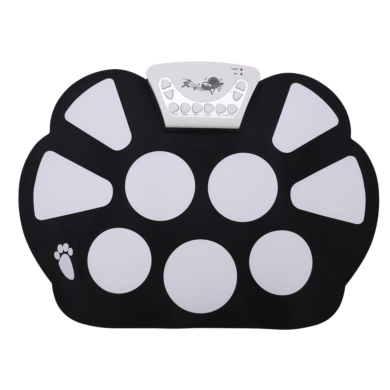 Rouler Kit de Batterie, Batterie Électronique Portable Sens Réel Pliable pour les Joueurs