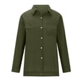 thumbnail image 4 of Yuyuzo Womens Long Sleeve Shirts Crew Neck Solid Color Loungewear Casual Base Layer Tunic Tops, 4 of 5