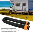 thumbnail image 3 of RV Sewer Hose 3-inch Sewage Pipe for RV  Shrinkage Length 1.3meter  Stretch Length 4.8m, 3 of 6