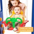 thumbnail image 3 of Goplus 3 in 1 Junior Children Climber Slide Swing Seat Basketball Hoop Playset Backyard, 3 of 10