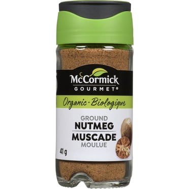 McCormick Gourmet, New Bottle, Premium Quality Natural Herbs & Spices, Organic Ground Nutmeg