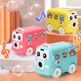 thumbnail image 3 of Kids Bubble Toy Electric Bus Shape Small Bubble Maker Bubble Machine for Child, 3 of 6
