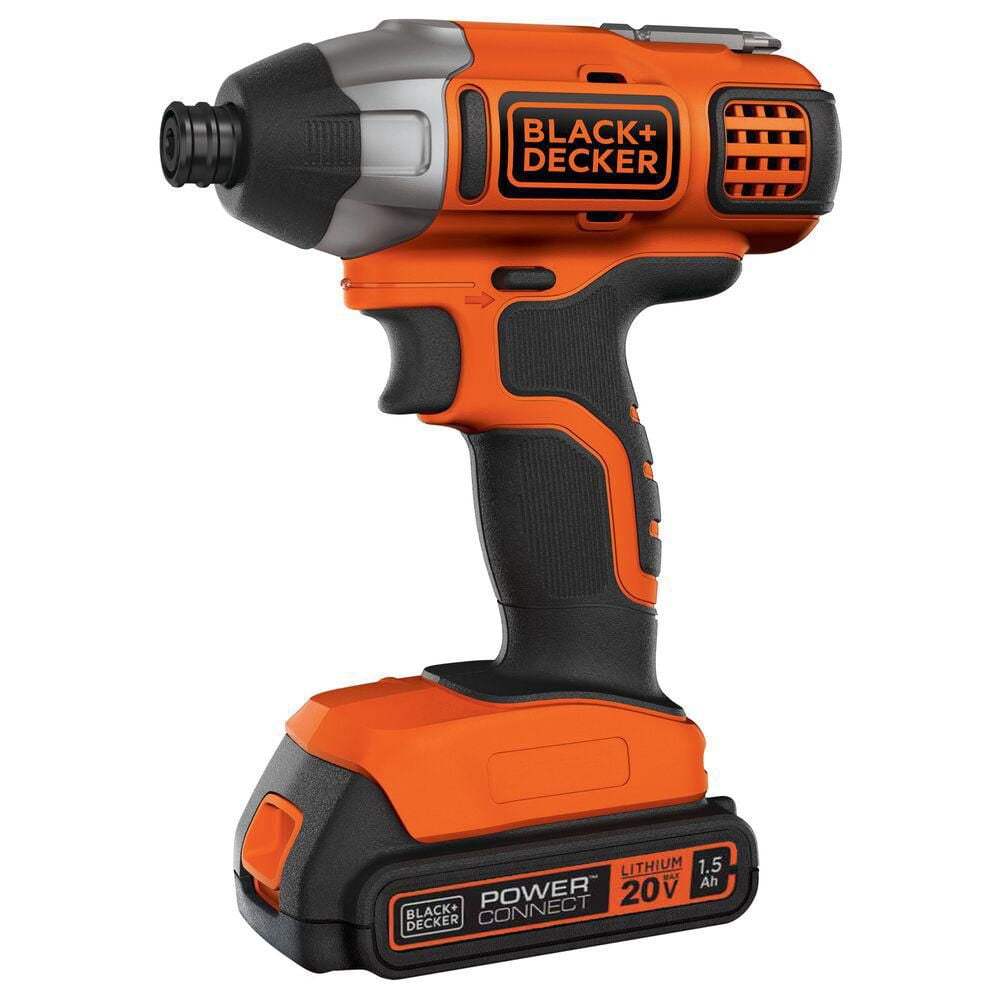BLACK+DECKER 20V MAX* Lithium-Ion 1/4 in. Cordless Impact Driver Kit