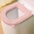 thumbnail image 2 of Feltree All-Weather EVA Toilet Seat Cover with Adhesive Backing, Waterproof Commode Cushion for Elderly Comfort & Easy Installation, 2 of 8