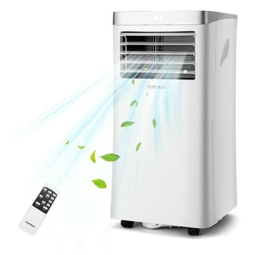 Costway Climatiseur Portatif 10000 BTU 3-en-1 Refroidisseur d'Air avec Télécommande