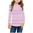 thumbnail image 2 of Chandails à Manches Longues pour Filles en Liquidation Chandails à Manches Longues pour Filles à Imprimés Jolis Chandails Ras du Cou Hauts Blouses Habillées Décontractées Vêtements Bébé Chandail Ras du Cou Roses 3T, 2 of 6