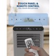 thumbnail image 2 of Ourlova 8000 BTU Portable Air Conditioners Cool Up to 350 Sq Ft 3 IN 1 Portable Ac Unit with Remote Control LED Display 24Hrs Timer Window Installation Kit Low Noise for Home Hotel Office, 2 of 7