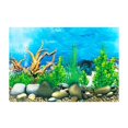 thumbnail image 4 of CBFFDC Easy to Apply Fish Backdrop Double Sided 3D Aquarium Background Clear Print Underwater World Fish Tank Decoration Poster, 4 of 6