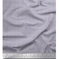thumbnail image 1 of Soimoi Tissu Satin Modal Imprimé Géométrique Petit Tissu au Mètre 42 Pouces de Large, 1 of 3