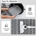 thumbnail image 4 of HOMERRY Boho Runner 2' x 6' for Hallway Modern Washable Throw Rugs for Kitchen Indoor Carpet, Black, 4 of 6