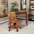 thumbnail image 3 of OSP Designs Deluxe Fruitwood Armless Bankers Chair, 3 of 4