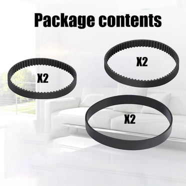 Ensemble de 6 Courroies de Remplacement pour ProHeat 2X Revolution Pet Pro Cleaner Modèles 1986,1964,2007,2007P