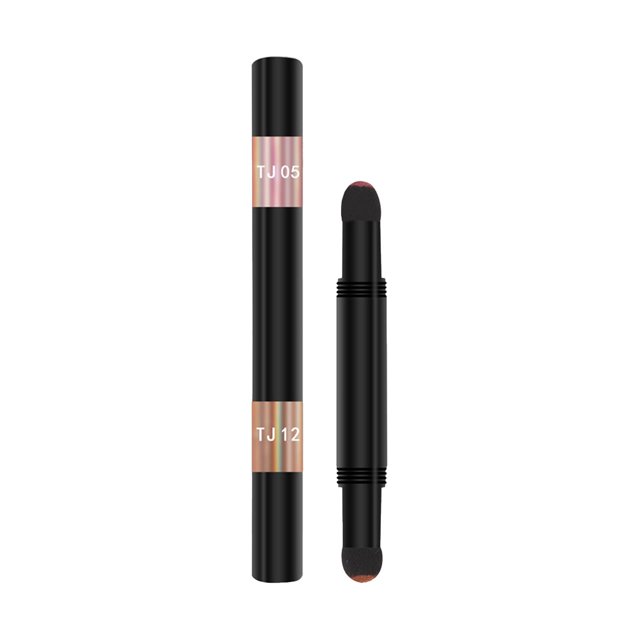 WIFKLSIIPG Double Headed Nail Powder for Nails Air Cushion Nail Powder Pen Nails Powder with Mirror Effect Manicure Cushion Magic Pen Gold and Silver Colored Sponge