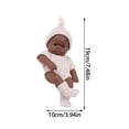 thumbnail image 3 of Reborn Baby Dolls,7.87 Inch Soft Newborn Baby Dolls Vinyl Baby Dolls with Clothes Set Including Pacifier Realistic Doll Look Real,Reborn Baby Doll,Realistic Newborn Baby Dolls, 3 of 7
