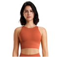 thumbnail image 1 of Yuyuzo Sports Bras for Women Wireless High Support Seamless Stretchy Full Coverage Active Workout Crop Tank Tops, 1 of 7