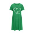 thumbnail image 4 of Cameland Chemises de Nuit à Manches Courtes pour Femmes Grande Taille, Douces et Confortables, Chemise de Sommeil Décontractée à Imprimé, Robe de Nuit pour Femmes, 4 of 4