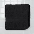 thumbnail image 4 of Gant de toilette basique Mainstays, doux et résistant, 100 % coton, noir, 4 of 6