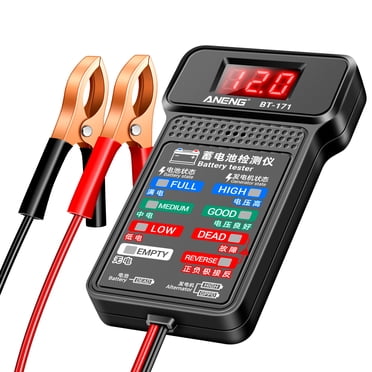 ANENG Automobile electric quantity analyzer,Battery Testers Status-indicator Led Reverse Display 12v Battery Testers Status-indicator Auto With Battery Tester Bt-171 Auto With Led Bt-171 12v Battery